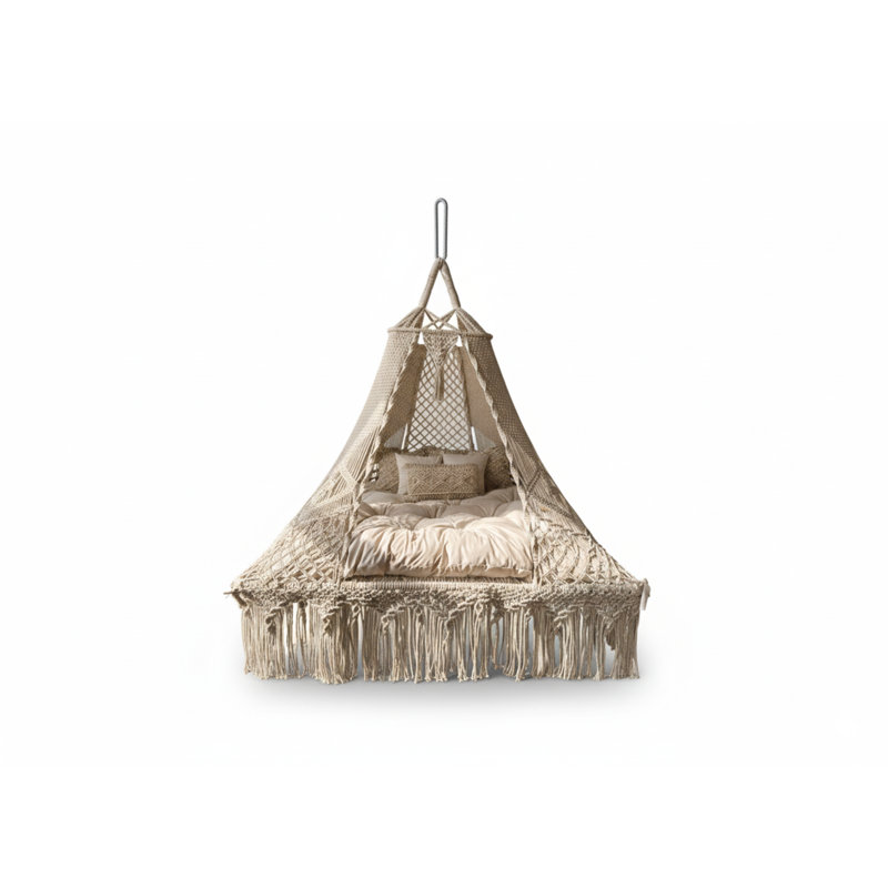 2 Person Porch Swing with Canopy