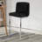 26'' Modern Upholstered Low Back Counter & Bar Stool With Metal Sled Frame -1392290034-1403939597