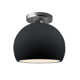 Single Light Ceramic LED Semi Flush Mount