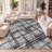 Blackmun Modern Abstract Black/Gray Rug-353531032