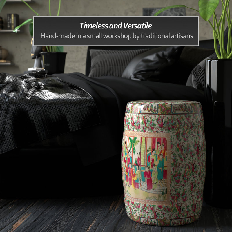 Ceramic Accent Stool