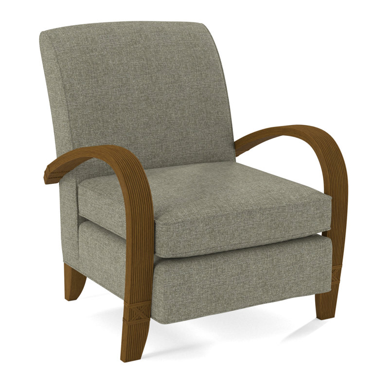 Vero Armchair, Havana, Beige Performance Fabric; 0851-73