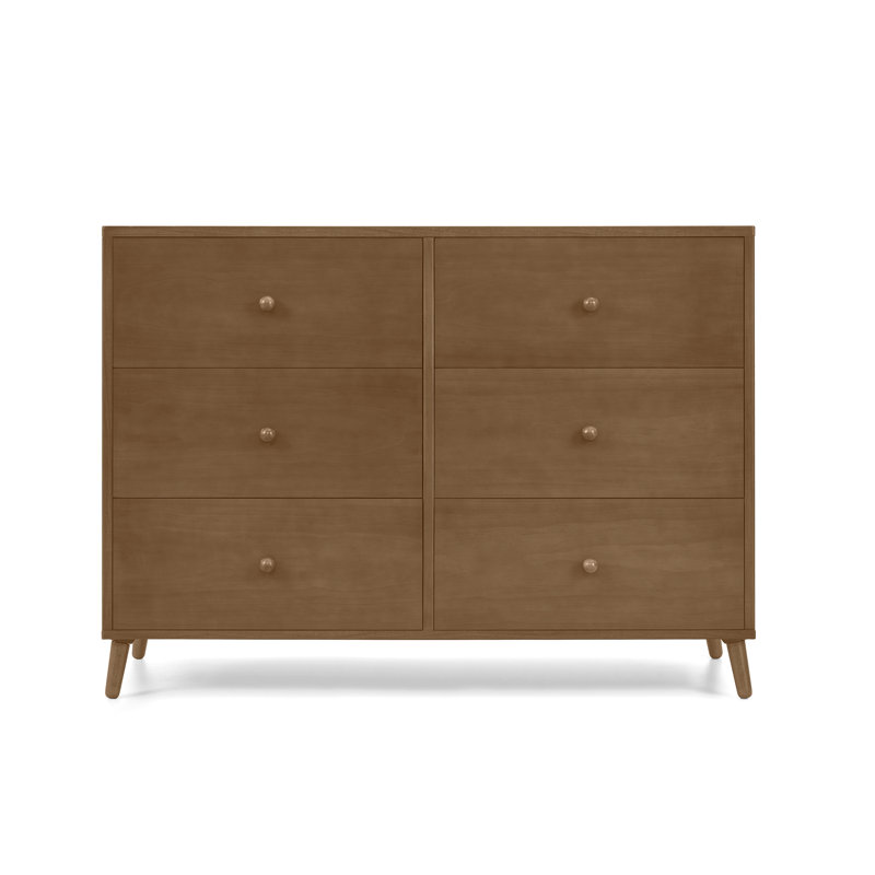 Delta Children Essex 6 Drawer Dresser, Chestnut