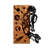 Elegant Decorative Wooden Wall Accessory, Walnut & Black, 16.5 x 22.8 x 1.2 inches | 50% Real Wood (1.2 in Thick) & 50% Metal (0.6 in Thick) | Unique Design, Adds Character to Any Space, Lightweight - 6.2 lbs