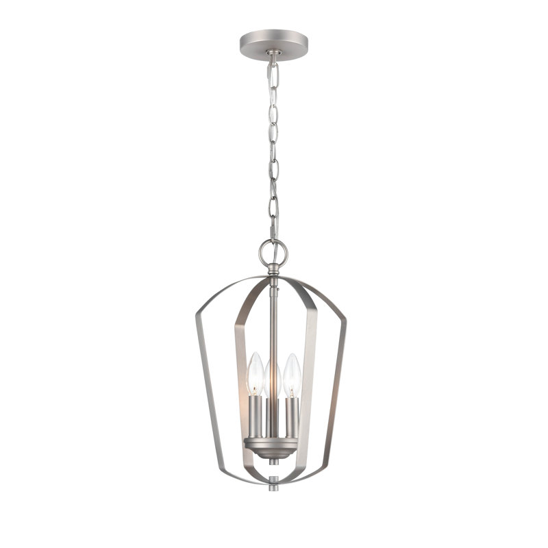 Joeldean 3 - Light Unique/Statement Pendant, Satin Nickel