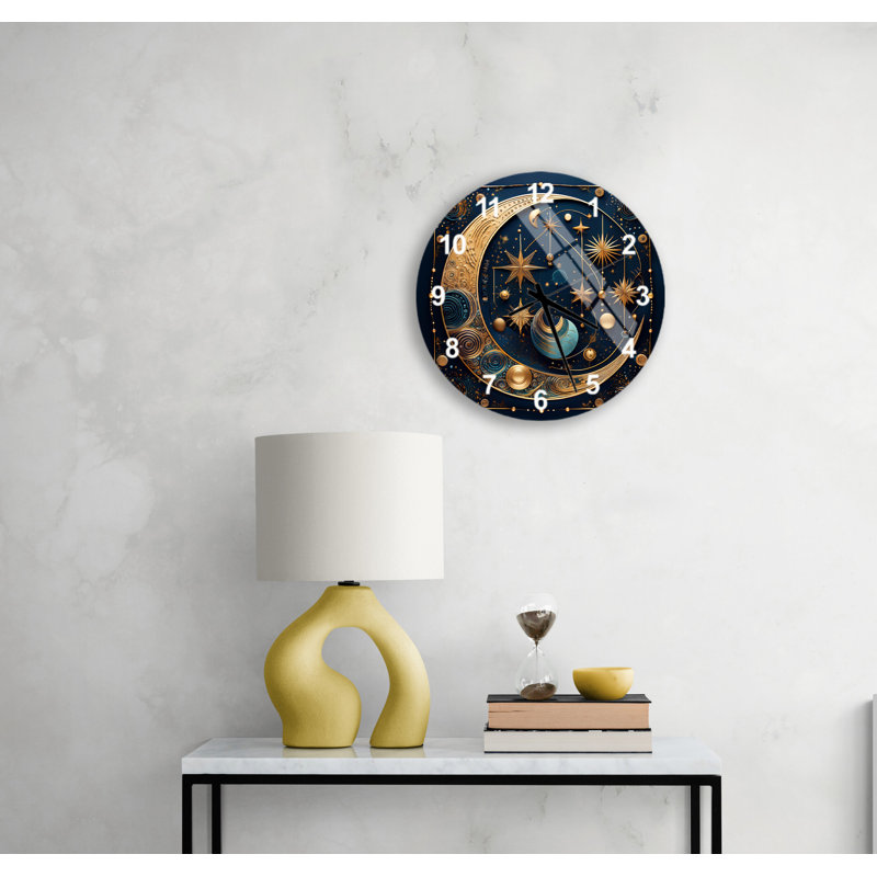 Horloge murale bohémienne, Blanc