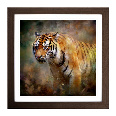 Tiger Impressionism - Framed Print