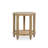 Devin Solid Wood Tray Top End Table