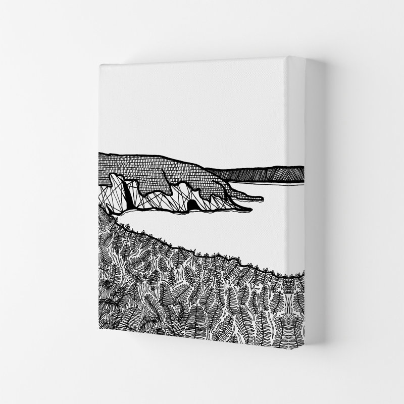 Aberdaron 1 Piece Wrapped Canvas Wall Art, 84cm H x 59.4cm W x 4cm D