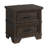 Godsey 2-Drawer Nightstand with USB in Charcoal