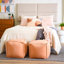 Coussin lombaire brodé en coton-1523849539