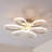 Kaczor 1-Light 23'' Semi Flush Mount Flower Ceiling Fixture Warm White LED Dimmable-520563308