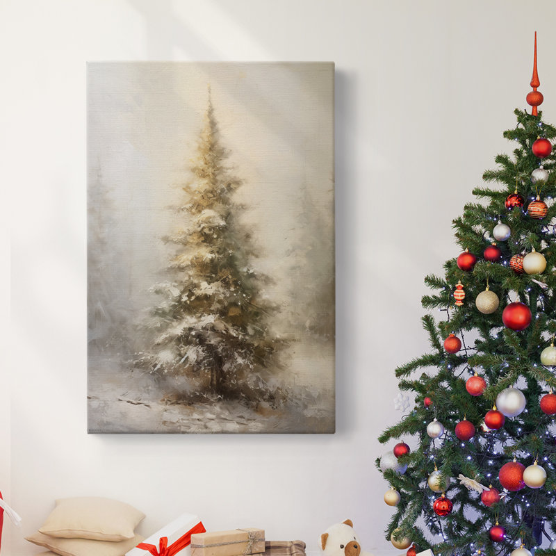 Art des Fêtes de Noël - Toile tendue avec châssis Dxxxviii, H 27 po x l 18 po