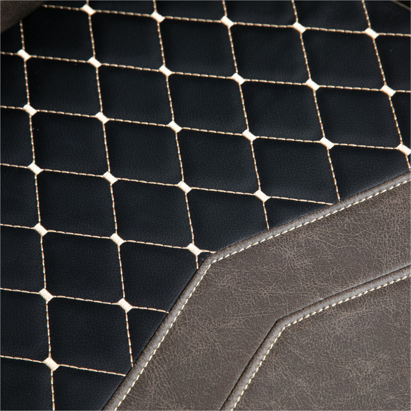 Fauteuil inclinable réglable en polyuréthane et en éponge brun avec siège inclinable, siège pivotant et structure en métal, 26 x 25,5 x 52,8 po