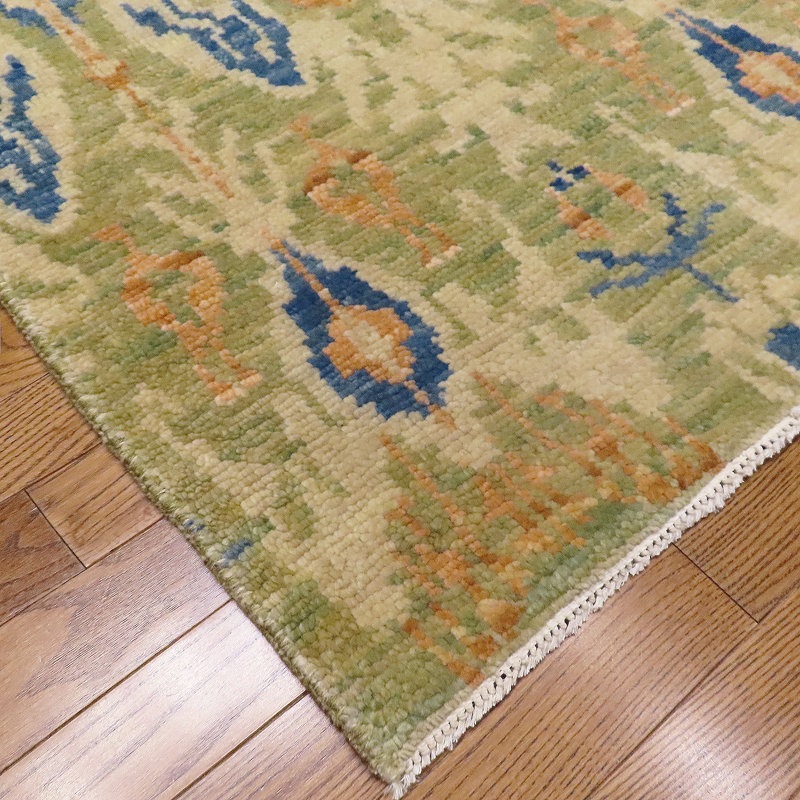 Vogue Hand Knotted Wool Area Rug, Rectangle 9' x 12'