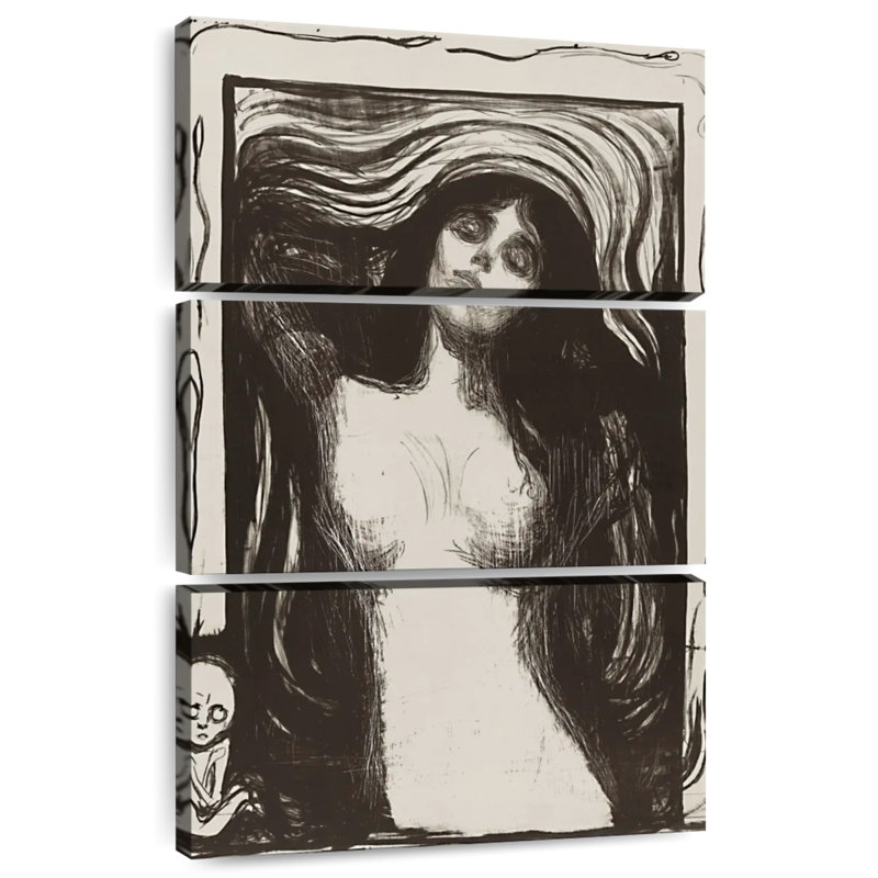 Leisha Madonna Liebendes Weib 1895, H 38 po x l 24 po