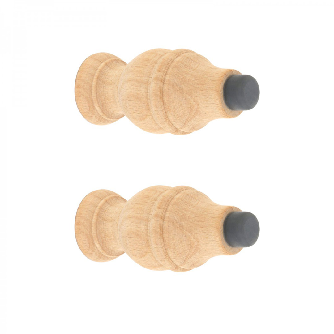 Victorian Bumper Wood Baseboard Stop (Set of 2) The Renovators Supply Inc.