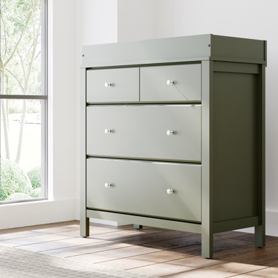 Commode 3 tiroirs avec plateau à langer Horizon