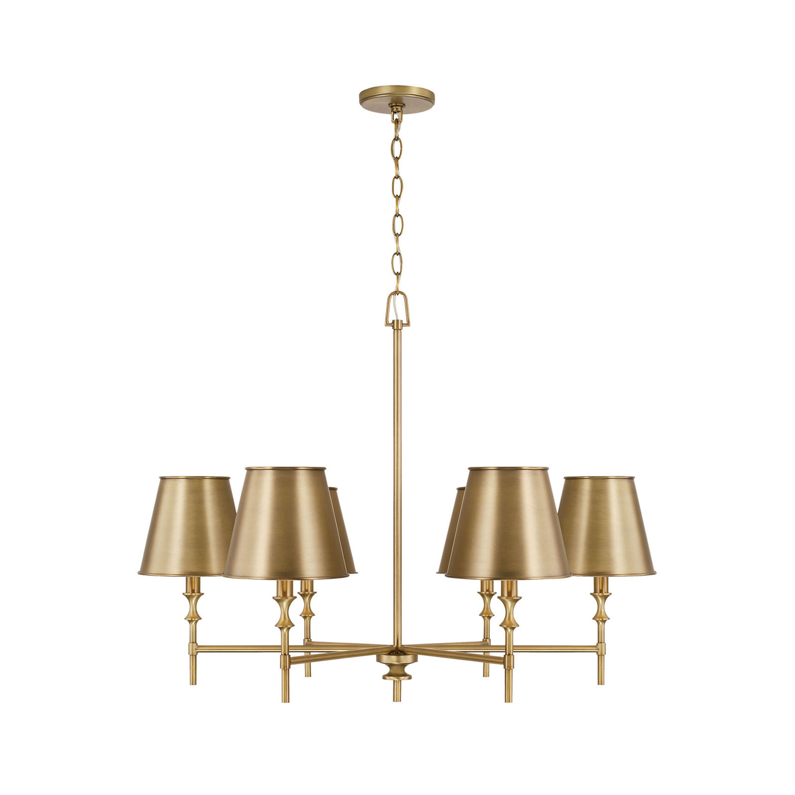 Freya Dimmable Chandelier, 27" H x 34" W