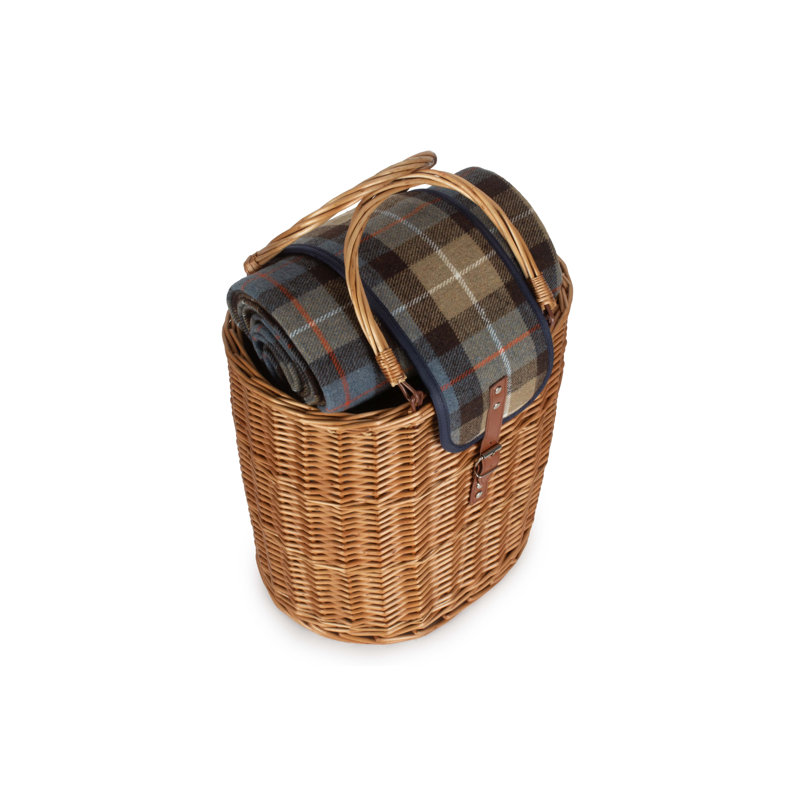 Wicker Ravenstor Lined Picnic Chiller Hamper Basket
