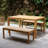Seras Teak Wood 4-Person Dining Set