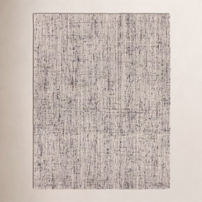 Elya Gray Hand-Woven Wool Rug