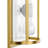 Karina Asuna Steel Flush Mounted Sconce-321926857