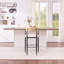 Modern Upholstered Bar Stool With Gold-Accented Armrests
