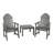 Anette Outdoor Adirondack Chair With Table-818309917