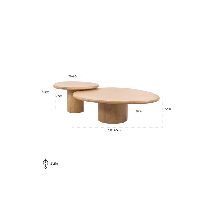Coffee Table Nesting Coffee Table