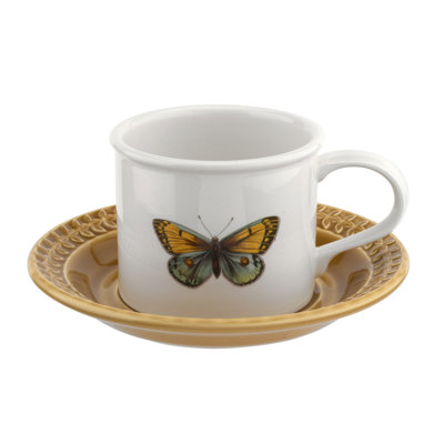 Portmeirion, Botanic Garden Harmony - Cup & Saucer, Amber