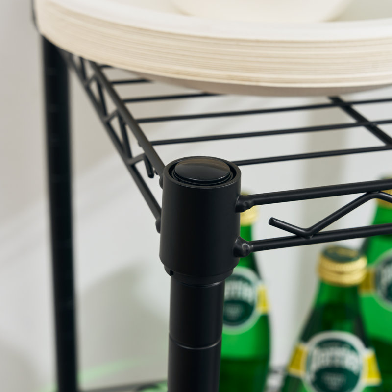 Suprima Mini-Fridge Organizer Shelves - Black