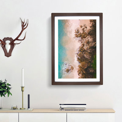 Beach Lines - Single Picture Frame Painting