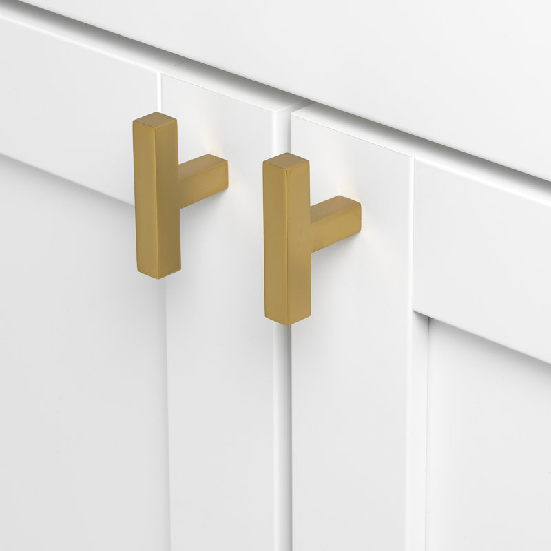 Ensemble de poignées de barre Kingston Collection, Brass Gold
