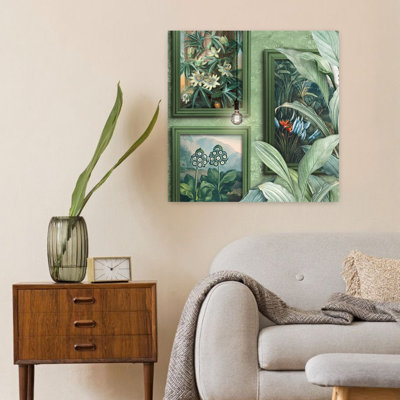 Contemporary Art Classic Vintage Abstract Nature Tropical Art