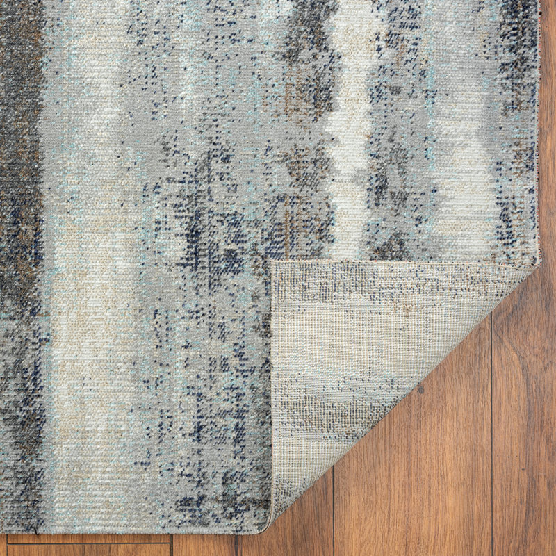 Abstract Indoor / Outdoor Rug, Rectangle 5'3" x 7'6"
