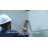 60" W x 32" D x 77“H Shower Combo Kit with Glue-Up White Shower Wall Panels and Center Drain Location White Shower Base-128835182-128835180