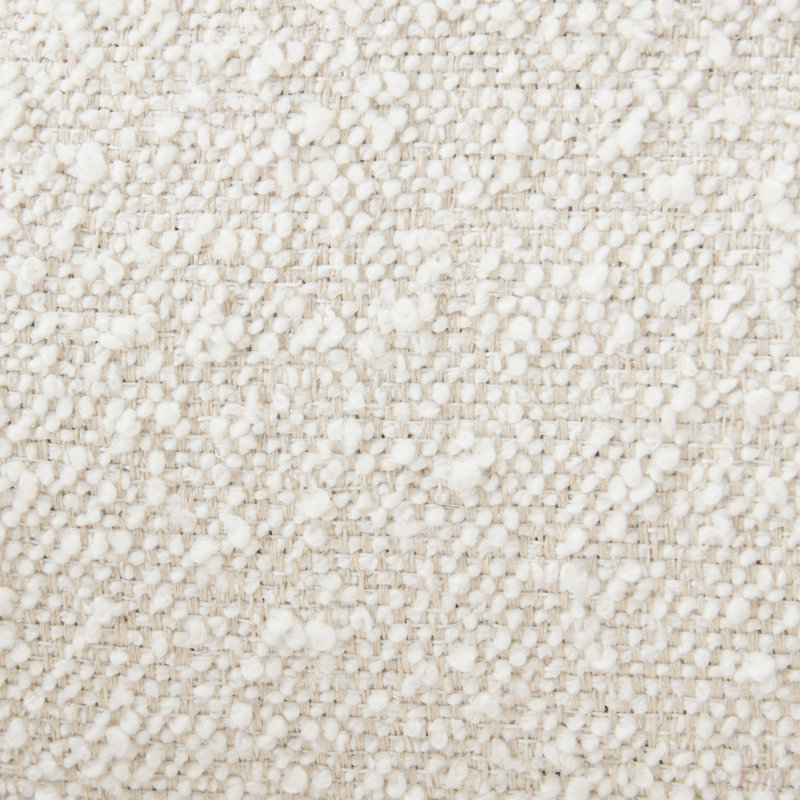 Fauteuil à oreilles rembourré, Amande, Naturel, H 39,47 po x l 29,47 po x P 29,01 po