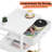 Three-Tier Industrial Side Table, Modern Small Printer Table Stand With Storage Rack, Multifunctional Bedside Table