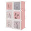 6 Pair Stackable Shoe Storage Cabinet