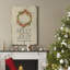 Toile tendue avec châssis de qualité supérieure Holly Jolly - prête à être accrochée-916617197