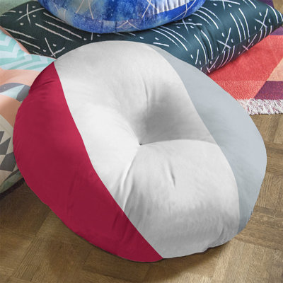 Striped Reversible Throw Pillow