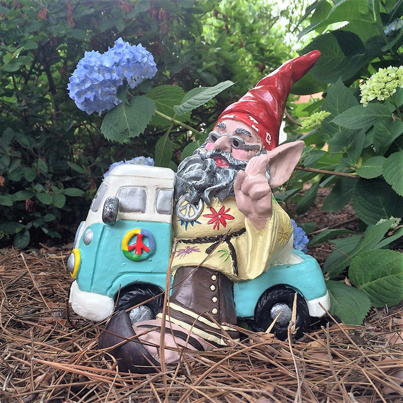 Statue de jardin solaire 3 pièces Friki Tiki