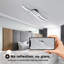 Curved Design LED Ceiling Lamp Fixture, 18W 1800 LM Neutral White Light-303721570-303721569