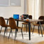 Metal Base Dining Table-2068403604