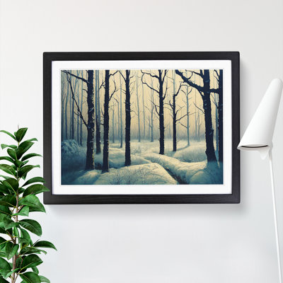 XH1022-10194X Winter Forest Painting Vol.1 - Single Picture Frame Print