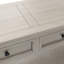 Élégante table avec tiroirs et tablette pour le hall d'entrée - Console de couloir moderne avec finition vieillie et gris