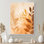 Caramel Botanical Fade I - Art mural encadré botanique orange