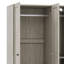 Armoire haute autoportante Vanzandt avec 3 portes et tablettes-106248139