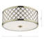Andrasta Glass Flush Mount-58956081
